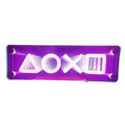 Power Consumption DC 12V/AV110V-220V LED Letters Abyss Mirror Advertising Lights Hang