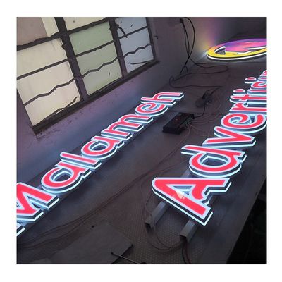 Sale Bright Luminous Characters Plastic LED Sign Channel Letter with Customized Size
