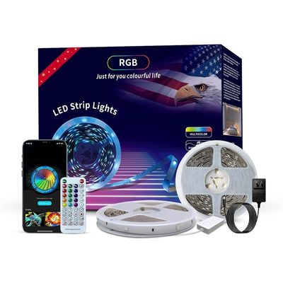 12v Wifi Controlled Flexible SMD 5050 2835 RGB LED Strip Light for Holiday Lighting