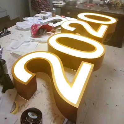 Shopping Mall Signage Custom LED Backlit Letters with Neon Light and Aluminum Letters