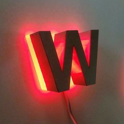 Shopping Mall Signage Custom LED Backlit Letters with Neon Light and Aluminum Letters