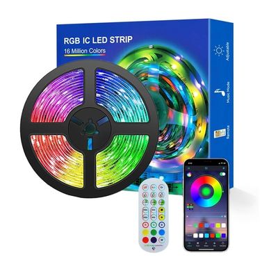 3M Aura BT Mesh Mobile Smart Phone APP Control Dimmable Flexible RGB SMD 5050 150 LED Strip Lights 3-