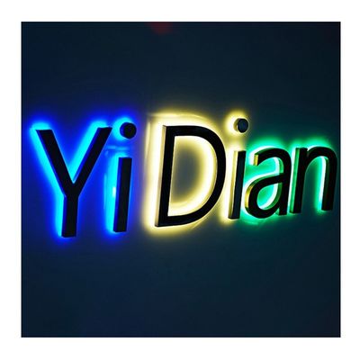 Customized Size Frontlit and Backlit 3D LED Channel Letter Signs for Door Advertising