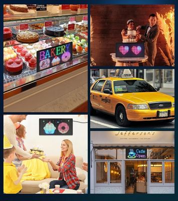 LED Car Sign Board Indoor LED Digital Signage for Advertising Publish Smart App Control