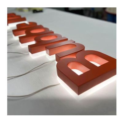 Customized Size Frontlit and Backlit 3D LED Channel Letter Signs for Door Advertising