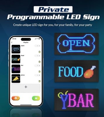 15.2CMx10.5CMx10.5CM Package Dimensions Flexible LED Display with Smart APP Control
