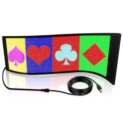 Level ≥150° Vertical 170° View Angle LED Display for Smart App Programmable Car Light