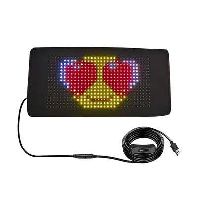 Rolling Bright Flexible Advertising Led Sign 5V Led Usb Car Sign Bluetooth App Control