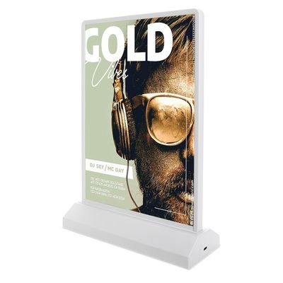 Upgrade Your Menu Display with Our Indoor LED Light Box Battery Powered and Durable