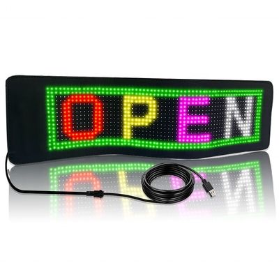 5mm Pixel Pitch Portable Rolling Advertising Panel Custom Words Screen for Car Message