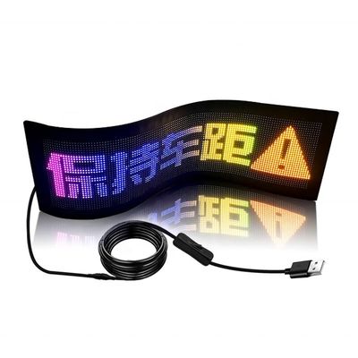 Waterproofing Bluetooth App Supported 5mm Pixel Pitch Flexible LED Screen for Elevator