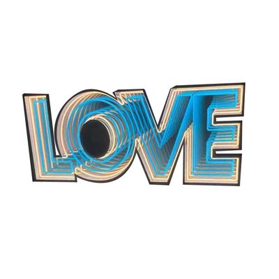 Custom Designs Delicate LED Mini Letters for Acrylic Abyss Mirror Directional Signage