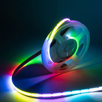 Colorful Home Holiday Lights 24V RGBCW Addressable Cob LED Strip with Controller and 6000lm