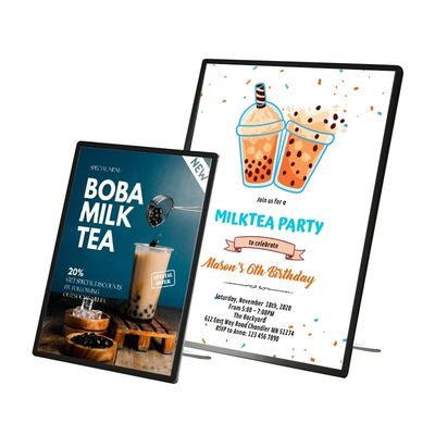 Metal Lighting Rectangle Aluminum Frame LED Light Box for A0/A1/A2/A3/A4 Posters