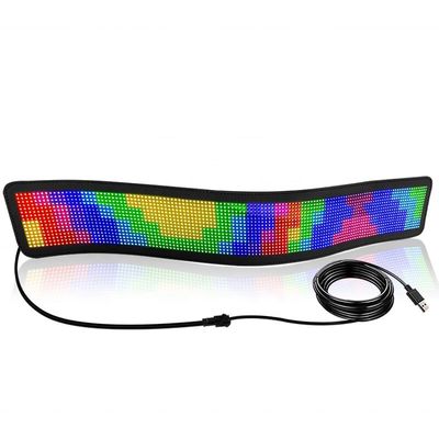 Indoor Matrix Pixel Panel Car Rear Window LED Display Screen with USB Input Interface