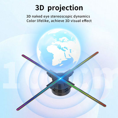 Revolutionize Your Outdoor Advertising with 100cm LED Hologram Fan 176° Viewing Angle