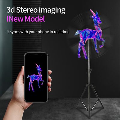 Revolutionize Your Outdoor Advertising with 100cm LED Hologram Fan 176° Viewing Angle