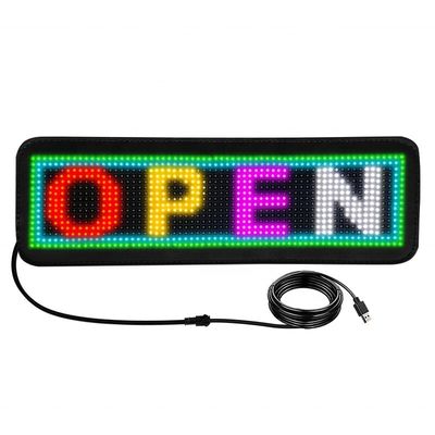 Programmable RGB Matrix Screen Car Display with Ultra Thin Sticker and Phone APP Control