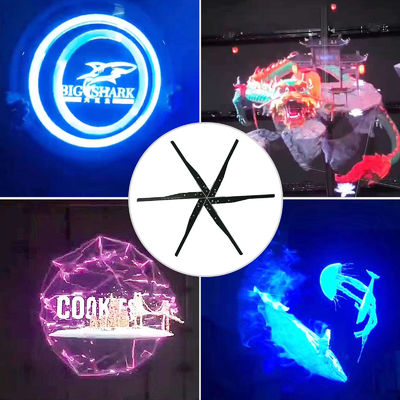 3D Hologram Display with Outdoor Advertising and 10ms Response Time Holographic Fans