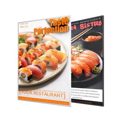 Ultra-Thin LED Light Box for Working Light in Restaurant Cinema Marketing Black/Silver