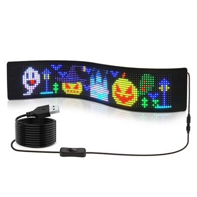 16*96dots LED Screen Panel for Store and Car Advertising RGB Color Soft Display Strip