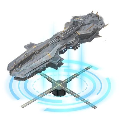 3D Wifi Holographic Projector Display Fan with 100-240W/AC 50/60HZ Input Voltage