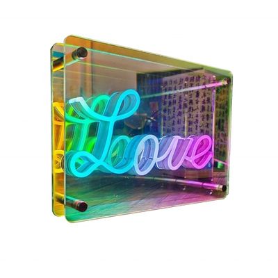 Custom LED Letter Sign Logo Text Frame for Indoor Installation Screw Bolts Fixing/Hang