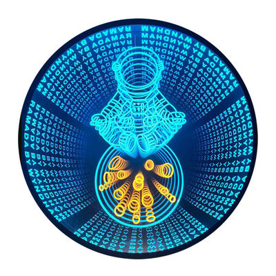 Customized Infinity Mirror Effect Neon Signs Letters Light Box with Colorful 3D Effect