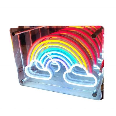 Acrylic Custom 3D LED Track Channel Letters Neon Mirror Infinity LED Sign Lighting