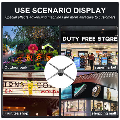 62cm Wifi 3D Desktop Fan Screen Hologram Advertising Machine with Desktop LED Display