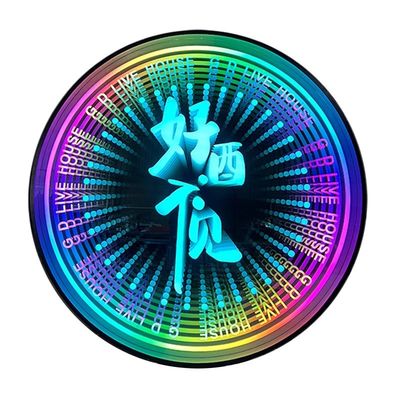 Light Source Neno Lights Holographic Fan Remote Control 3D Abyss Mirror 2024 Best Seller
