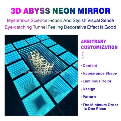 Light Source Neno Lights Holographic Fan Remote Control 3D Abyss Mirror 2024 Best Seller