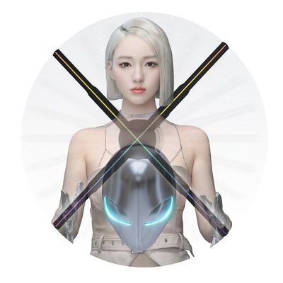 3d Holographic Display 50cm Hologram Fan with MP4/AVI/RMVB/GIF/JEPG/PNG/MKV Content