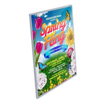 A3 Desktop Advertising Light Box Acrylic Flashing Led Light Table Menu Card Display