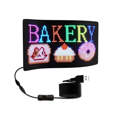 Led Car Taxi Rear Window Advertising Digital Display High Contrast Ratio Led Display