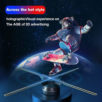 OEM 2024 60cm 4 Blades 3D Hologram Display Fan for High Brightness Holographic Display