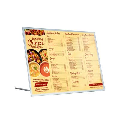 Order LED Backlit Aluminum Frames for Posters and Signage 12V/1a-5W Power Consumption