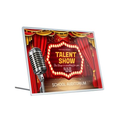 Aluminum Frame Slim LED Light Box for A1 A2 A3 A4 A5 Indoor Advertising Table Display