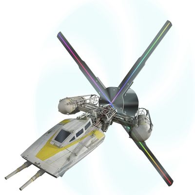 5mm Pixel Pitch Fan Hologram 3D Advertising Projector for Indoor Visual Merchandising