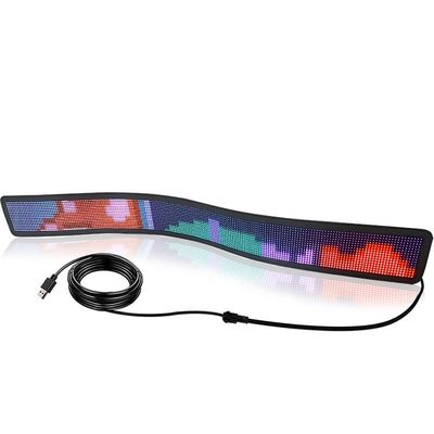 Customizable LED Store Car Sign with App Control 5mm Pixel Pitch Panel Size 672x122mm