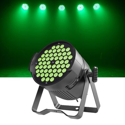 54x3w Rgbw Led Stage Lights Private Model Dmx Wash 3in1 Par Light Aluminum for Wedding