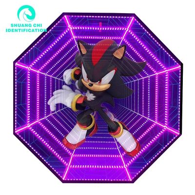 AC Power Supply 3D Hologram Fan Infinity LED Mirrors for 300000 Hours Working Lifetime