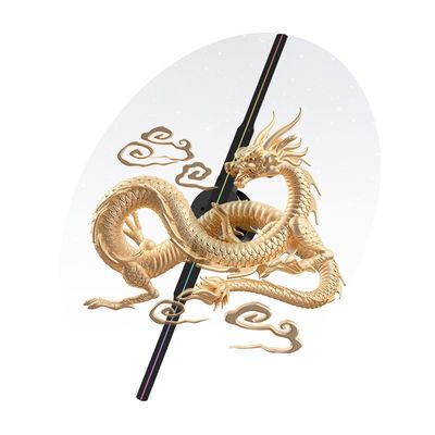 MP4/AVI/RMVB/GIF/JEPG/PNG/MKV Compatible 3D Hologram Fan 42cm for Outdoor Advertising
