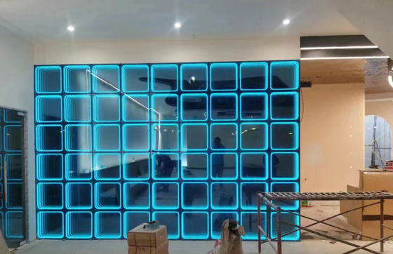 300000 Hours Working Lifetime 3D LED Infinity Mirror with Hologram Fan and Remote Control