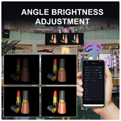 High Resolution Wifi Holographic Projector Fan 62cm with 176° Viewing Angle and Led Fan