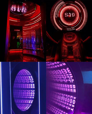 MirrorInfinity Mirror 3D LED with Acrylic Letters and Hologram 3D Effect