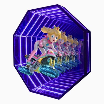 Indoor 3D Hologram Advertising Equipment with Multi-Layer Mirror and LED Billboard