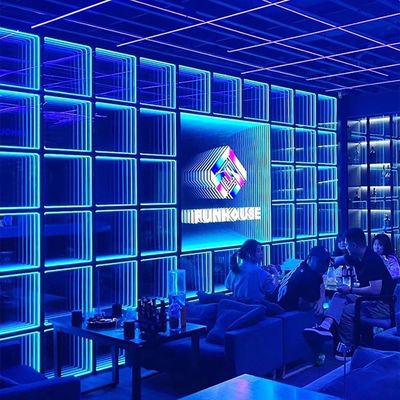 DC 12V Power Consumption Custom Design Infinity Effect Neon Sign for Wall Decoration