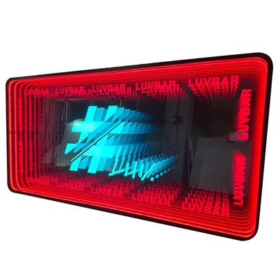 Screw Bolts Fixing Infinity Mirror Led Sign Neon Sign For Novel Products
