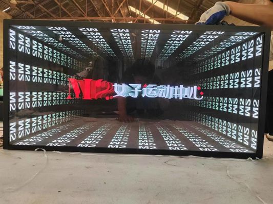 Neon Lights Infinity Mirror Abyss Mirror Custom Design for Party Home Decor Indoor